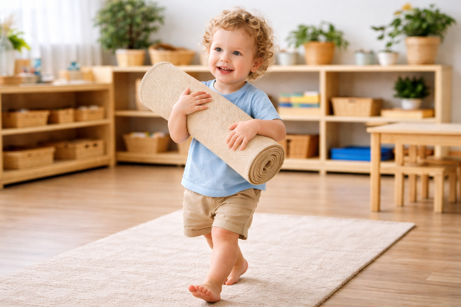 Montessori practical life activity materials