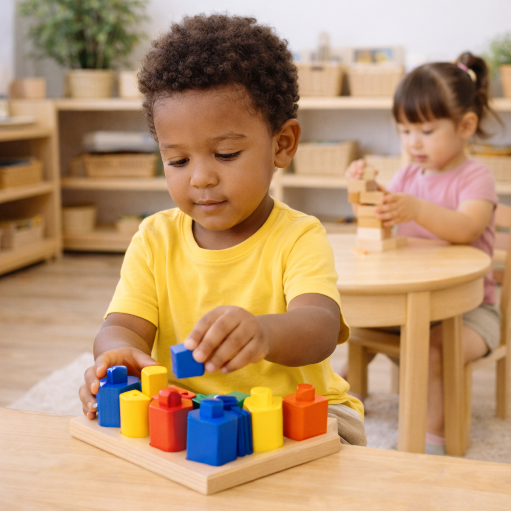 Oak Grove Montessori toddler classroom in Oakland, California